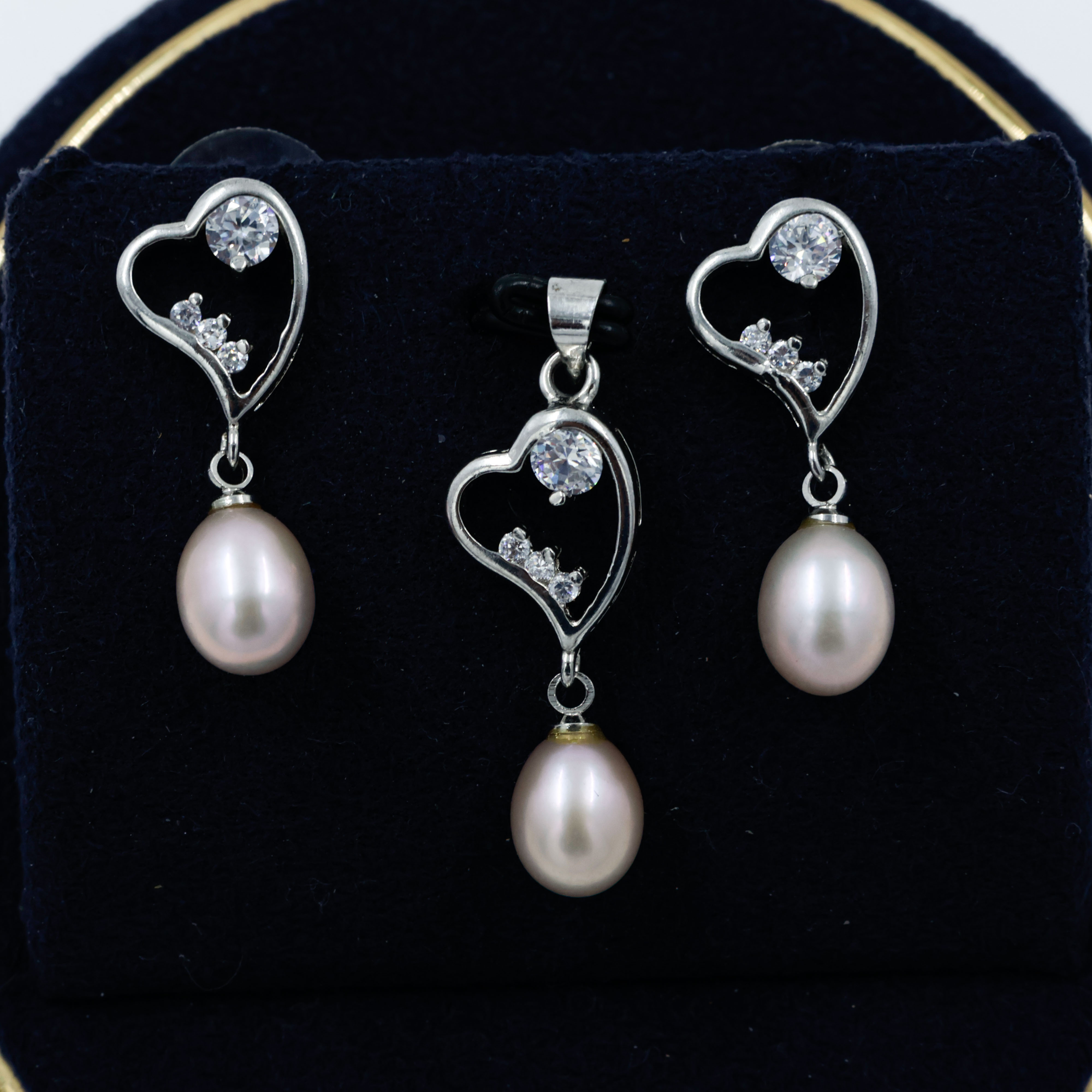 Pearl Pendant Set Without Chain